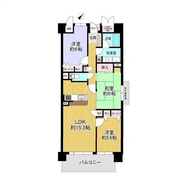 ローレルコート草津 間取図