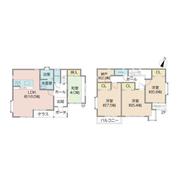 町田市山崎町 間取図
