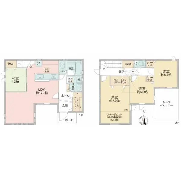 大和市中央林間３丁目 間取図