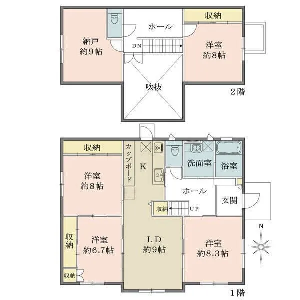 八千代市勝田台７丁目 間取図
