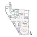 デュオ・スカーラ品川中延 間取図