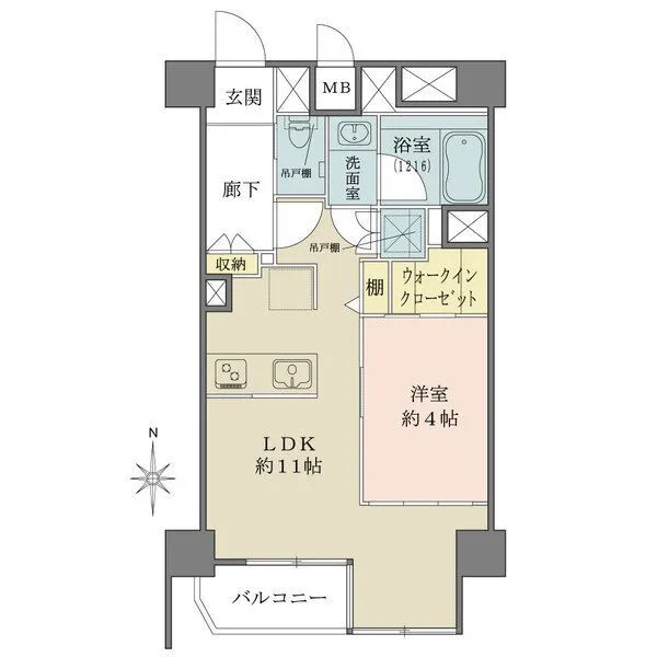 ライオンズマンション高砂 間取図
