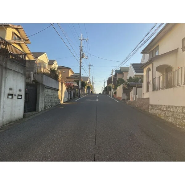 柏市つくしが丘３丁目 前面道路