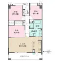 ライオンズステージ小平 間取図