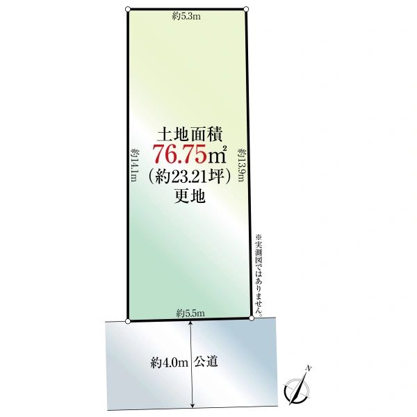 中野区白鷺３丁目 区画図