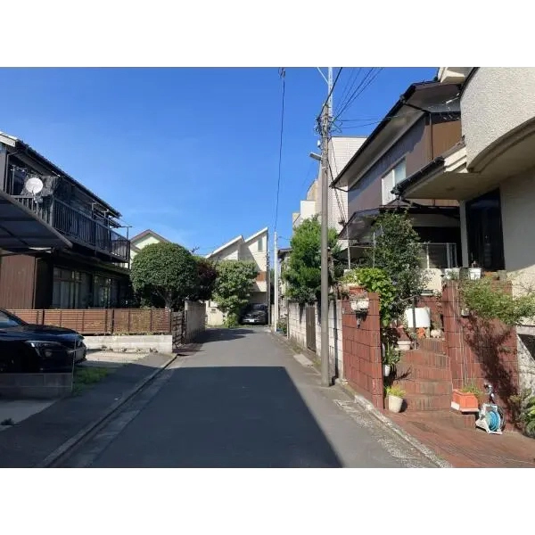 中野区白鷺３丁目 前面道路