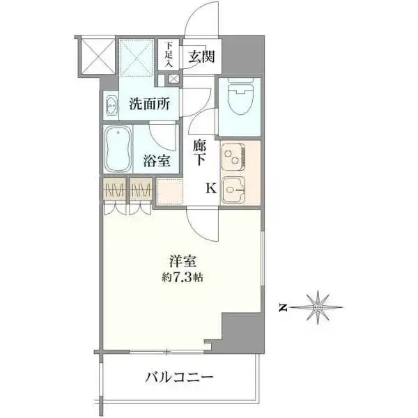クレヴィスタ亀戸III 間取図