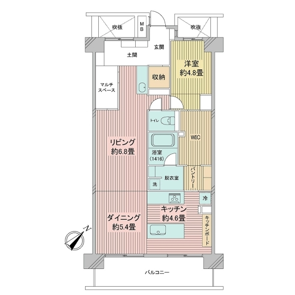 ガーデンポート相模大野台 間取図