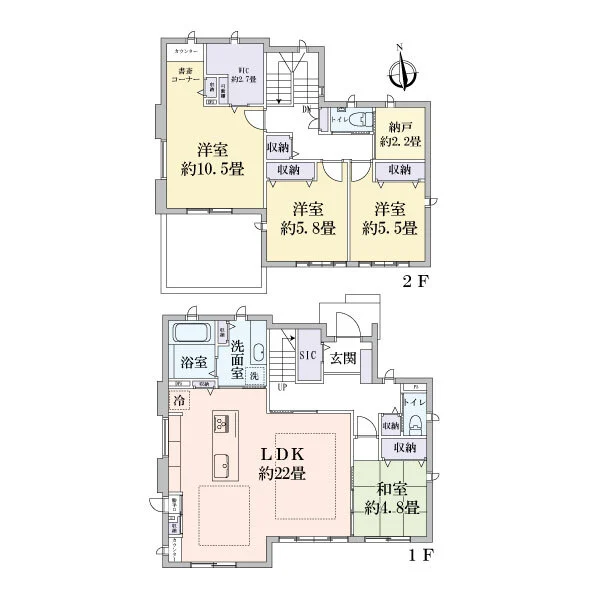 芦屋市涼風町 間取図