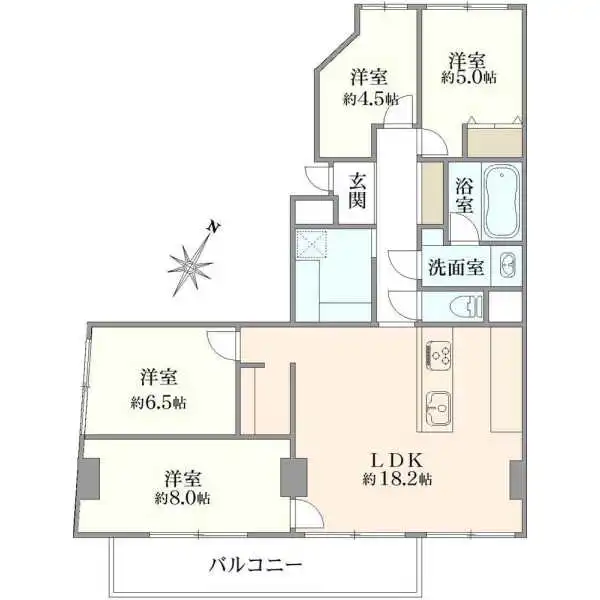 シャトー小金井 間取図