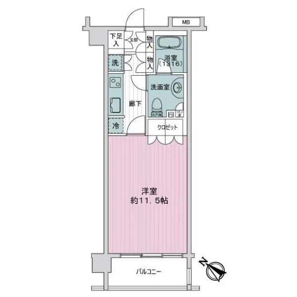 日神デュオステージときわ台 間取図