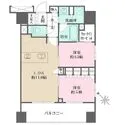 プレシス上野リュクス 間取図