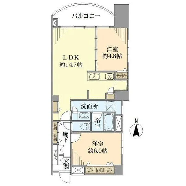 グランドメゾン代官山 間取図