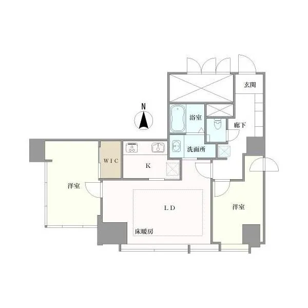 住友不動産飯田橋ファーストタワー・ラ・トゥール飯… 間取図