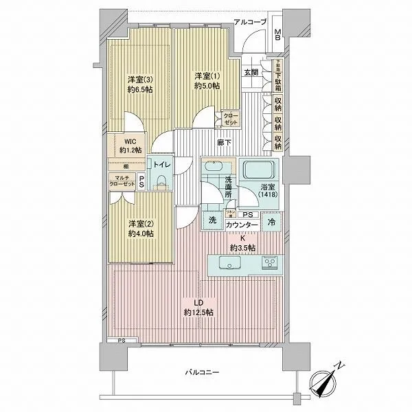 パークホームズ豊洲ザ　レジデンス 間取図