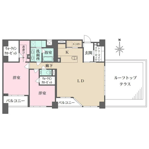 ＴＨＥＲＥＳＩＤＥＮＣＥ京都東洞院四条 間取図