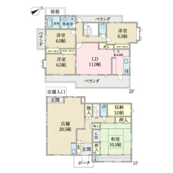 市川市菅野４丁目 間取図