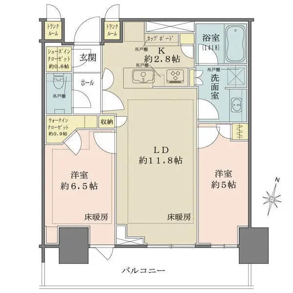 パークタワー西新宿 間取図