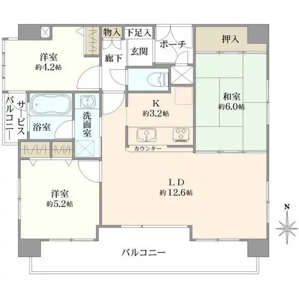プレサンス京都四条烏丸 間取図