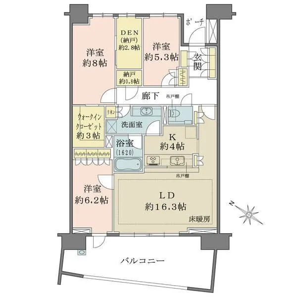 幕張アクアテラス 間取図