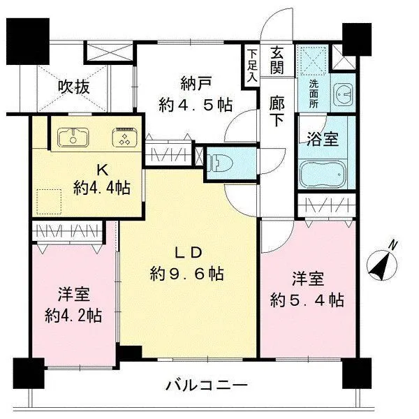 レクセルマンション浦和 間取図