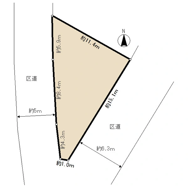 足立区扇２丁目 間取図