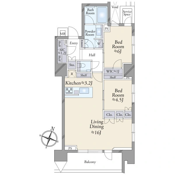 パークホームズ成城 間取図