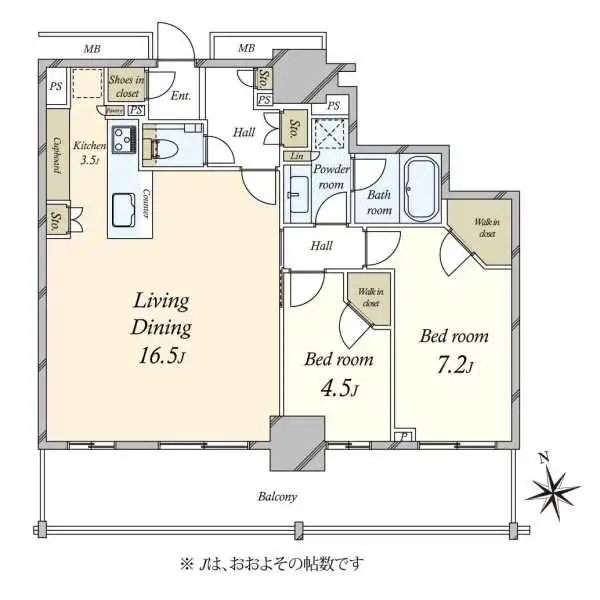 パークタワー西新宿エムズポート 間取図