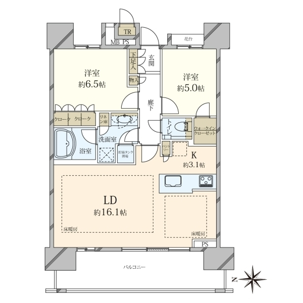 ザ・豊洲タワー　ＴＨＥ　ＴＯＹＯＳＵ　ＴＯＷＥＲ 間取図