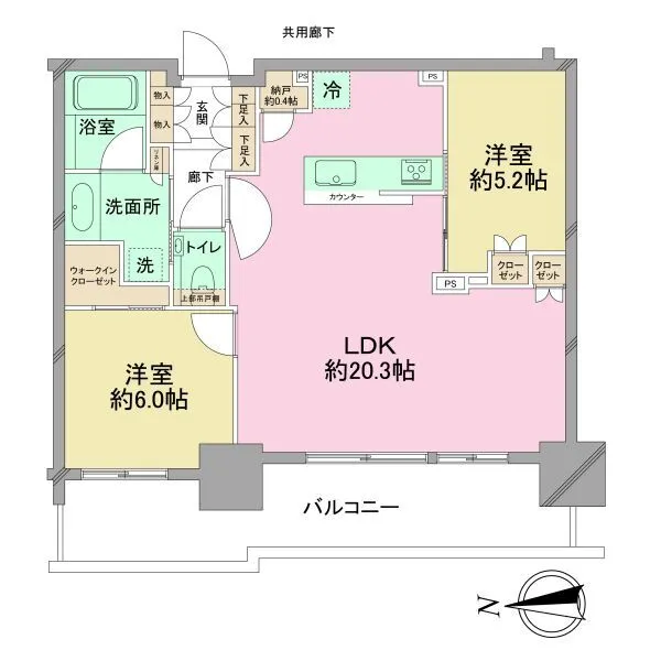 品川イーストシティタワー 間取図
