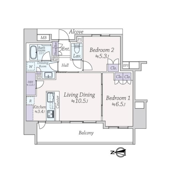 ザ・パークハウス川崎 間取図