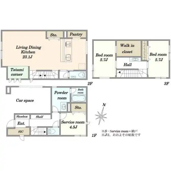 大田区北糀谷２丁目 間取図