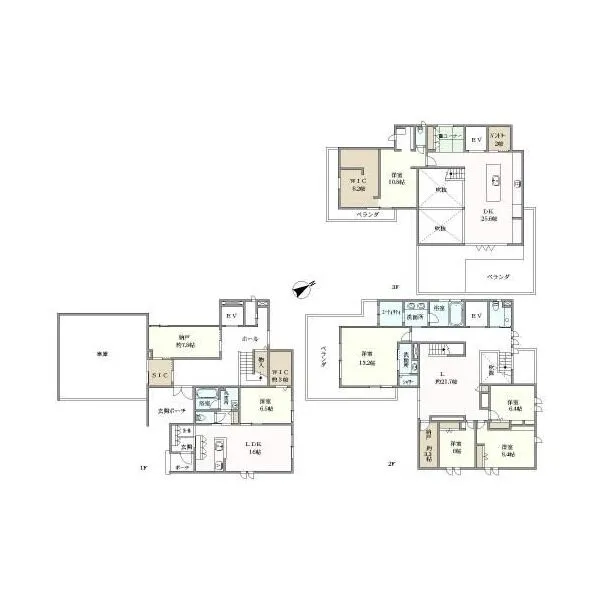 名古屋市昭和区山中町２丁目 間取図
