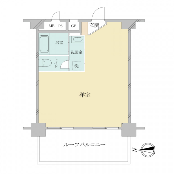 コープ野村梅田Ａ棟 間取図