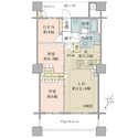 ブリリア有明スカイタワー 間取図