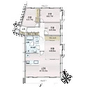 高蔵寺プリンスハイツ 間取図