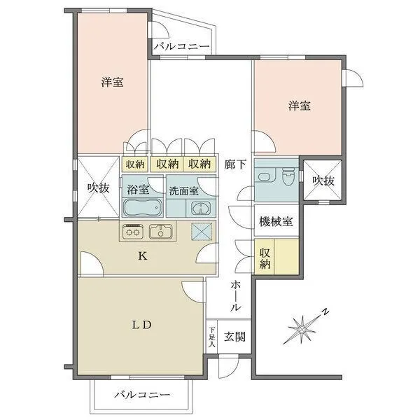 上目黒ハイムアネックス 間取図