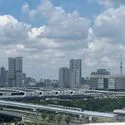 ブリリアマーレ有明タワー＆ガーデン バルコニーからは東京スカイツリーや、豊洲方面を望みます（天候による）