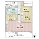 イニシア甲南山手 間取図