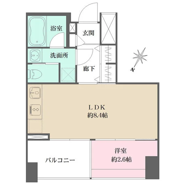 カテリーナ代々木プレイス 間取図