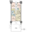 シティテラス東陽町 間取図