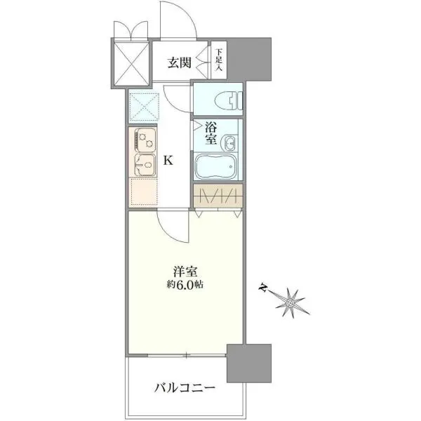 ハーモニーレジデンス池袋 間取図