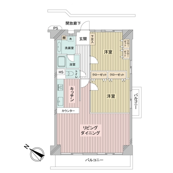 コンドミニアム葛西 間取図