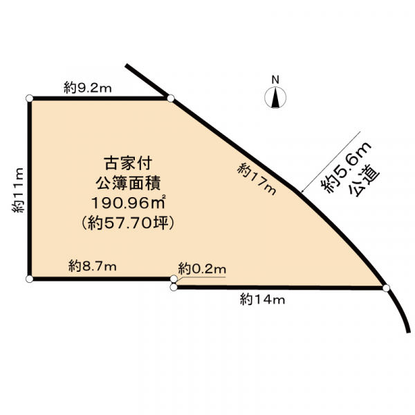 京都市北区衣笠街道町 間取図