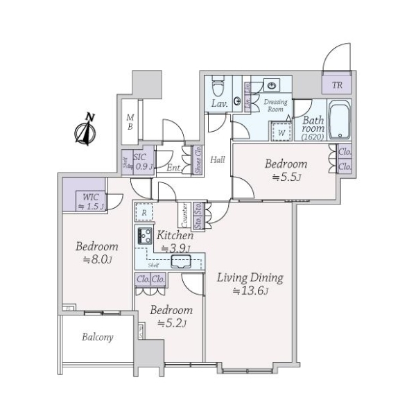大崎ウエストシティタワーズ 間取図