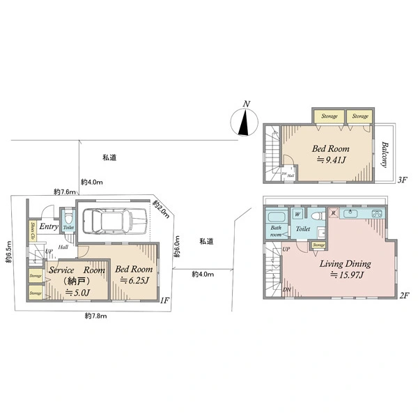 江東区北砂３丁目 間取図