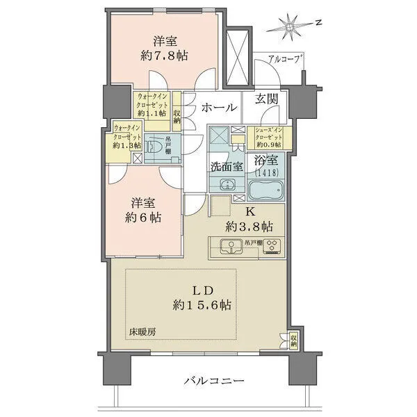 ＢＬＵＥ　ＨＡＲＢＯＲ　ＴＯＷＥＲ（ブルーハーバータワー）みなとみらい 間取図