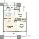 パークシティ大崎ザ・タワー 間取図