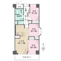 西宮グリーンマンション　１号棟 間取図