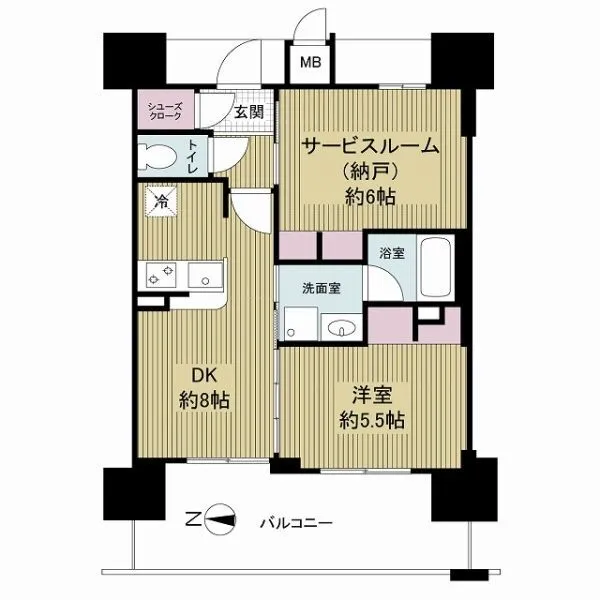 エステムプラザ心斎橋ＥＡＳＴIVブランディア 間取図